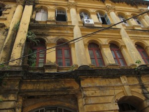 Random colonial building, Yangon.