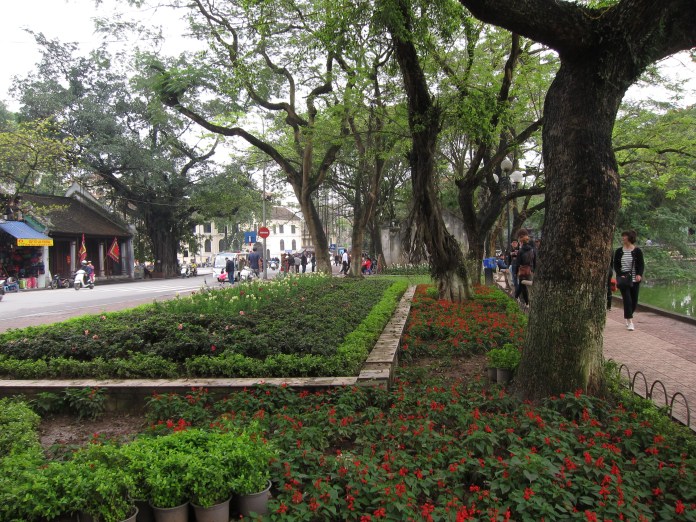 Near Ngoc Son Temple, Hanoi.